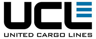 UCL UNITED CARGO LINES logo