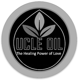 UCLE OIL THE HEALING POWER OF LOVE logo