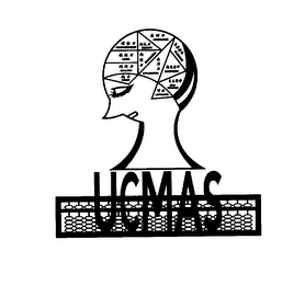 UCMAS COMPREHENSION LOGIC ANALYSIS VISION ENDURANCE MEMORY IMAGINATION APPLICATION DILIGENCE DISCOVERY SELF-RELIANCE LISTENING logo