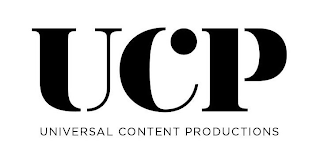 UCP UNIVERSAL CONTENT PRODUCTIONS logo