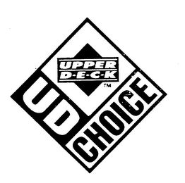 UD CHOICE UPPER D E C K logo