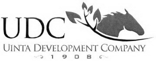UDC UINTA DEVELOPMENT COMPANY 1908 logo