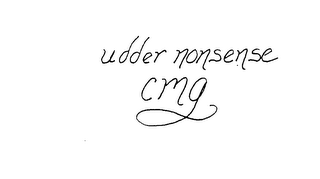 UDDER NONSENSE CMG logo