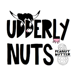 UDDERLY NUTS PEANUT BUTTER logo