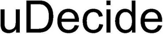 UDECIDE logo