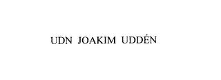 UDN JOAKIM UDDEN logo