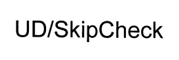 UD/SKIPCHECK logo
