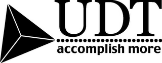 UDT ACCOMPLISH MORE logo