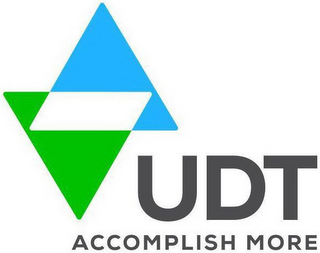 UDT ACCOMPLISH MORE logo