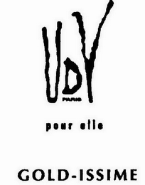 UDV PARIS POUR ELLE GOLD-ISSIME logo