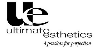 UE ULTIMATE ESTHETICS A PASSION FOR PERFECTION. logo