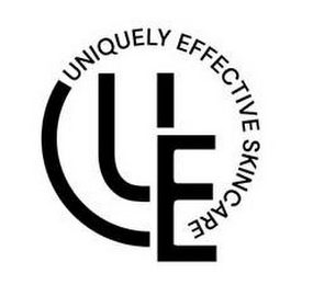 UE UNIQUELY EFFECTIVE SKINCARE logo
