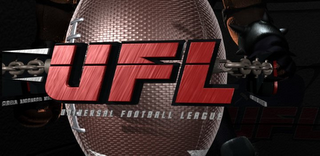 UFL UNIVERSAL FOOTBALL LEAGUE logo
