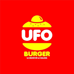 UFO BURGER LA MEJOR DE LA GALAXIA logo