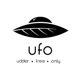 UFO UDDER · FREE · ONLY logo