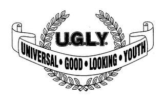 U.G.L.Y. UNIVERSAL GOOD LOOKING YOUTH logo
