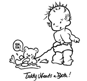 UH OH! TEDDY NEEDS A BATH! logo
