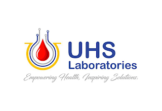 UHS LABORATORIES EMPOWERING HEALTH, INSPIRING SOLUTIONS. logo