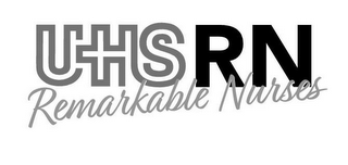 UHS RN REMARKABLE NURSES logo