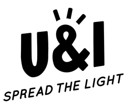 U&I SPREAD THE LIGHT logo