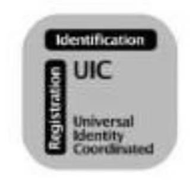 UIC UNIVERSAL IDENTITY COORDINATED IDENTIFICATION REGISTRATION logo