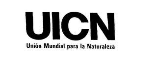 UICN UNION MUNDIAL PARA LA NATURALEZA logo