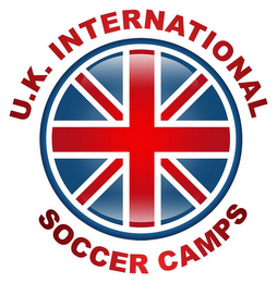 U.K. INTERNATIONAL SOCCER CAMPS logo