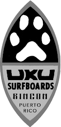 UKU SURFBOARDS RINCON PUERTO RICO logo