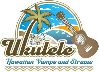 UKULELE HAWAIIAN VAMPS AND STRUMS logo