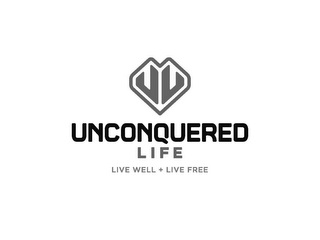 UL UNCONQUERED LIFE LIVE WELL + LIVE FREE logo