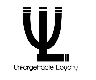 UL UNFORGETTABLE LOYALTY logo