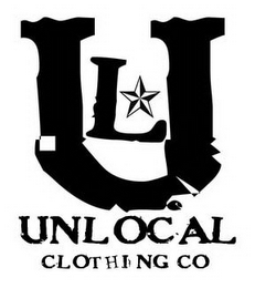 UL UNLOCAL CLOTHING CO logo