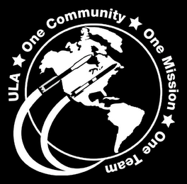 ULA ONE COMMUNITY ONE MISSION ONE TEAM logo