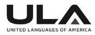 ULA UNITED LANGUAGES OF AMERICA logo