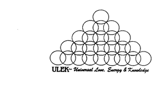 ULEK UNIVERSAL, LOVE, ENERGY & KNOWLDEGE logo