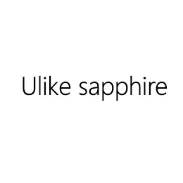 ULIKE SAPPHIRE logo