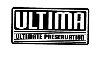 ULTIMA ULTIMATE PRESERVATION logo