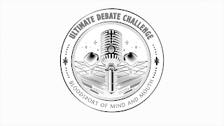 ULTIMATE DEBATE CHALLENGE BLOODSPORT OF MIND AND MOUTH logo