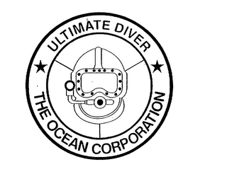 ULTIMATE DIVER THE OCEAN CORPORATION logo