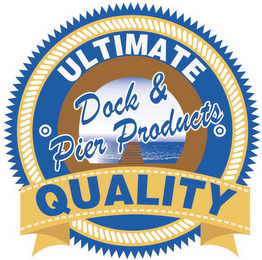 ULTIMATE DOCK & PIER PRODUCT QUALITY logo