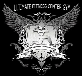 ULTIMATE FITNESS CENTER GYM THE ORIGINAL SINCE 1996 logo