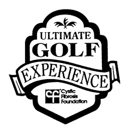 ULTIMATE GOLF EXPERIENCE CF CYSTIC FIBROSIS FOUNDATION logo