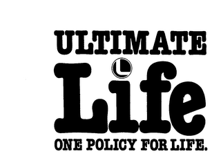 ULTIMATE L LIFE ONE POLICY FOR LIFE. logo