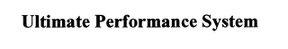 ULTIMATE PERFORMANCE SYSTEM logo