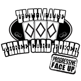 ULTIMATE THREE CARD POKER PROGRESSIVE FACE UP logo