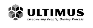 ULTIMUS EMPOWERING PEOPLE, DRIVING PROCESS logo