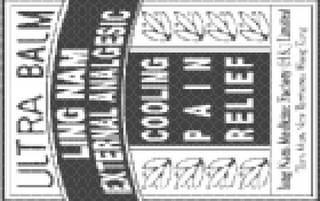 ULTRA BALM LING NAM ETERNAL ANALGESIC COOLING P A I N RELIEF logo