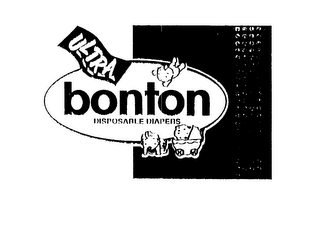 ULTRA BONTON DISPOSABLE DIAPERS logo
