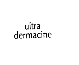 ULTRA DERMACINE logo