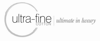ULTRA-FINE COTTON ULTIMATE IN LUXURY logo